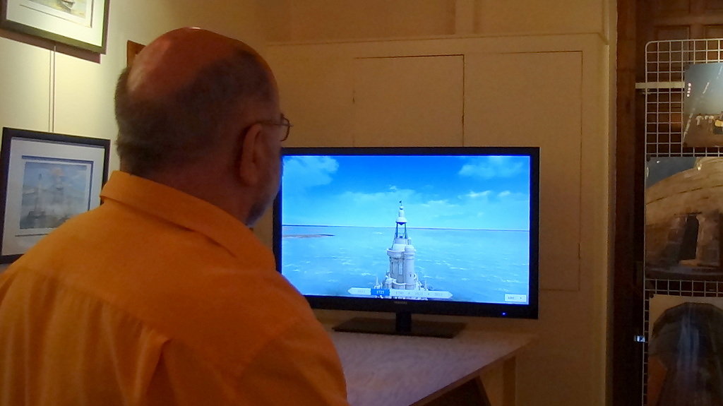 Simulation 3D du phare de Cordouan